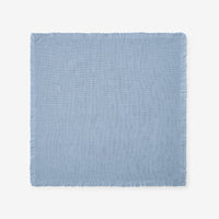 Solid Fringe Napkins, Set of 4 - Pale Blue,Pale Blue