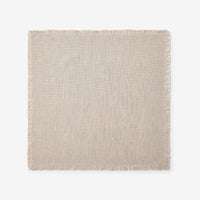 Solid Fringe Napkins, Set of 4 - Putty,Putty