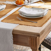 Solid Fringe Napkins, Set of 4 - White,White