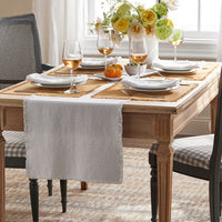 Solid Fringe Napkins, Set of 4 - White,White