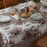 Antara Tablecloth - Red, 70 in. x 90 in.,Red