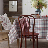 Classic Plaids Yarn-Dyed Tablecloth - Red Multi, 70 in. x 120 in.,Clara Plaid