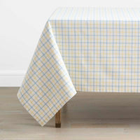 Classic Plaids Yarn-Dyed Tablecloth - Graph Plaid Yellow, 70 in. x 90 in.,Graph Plaid Yellow