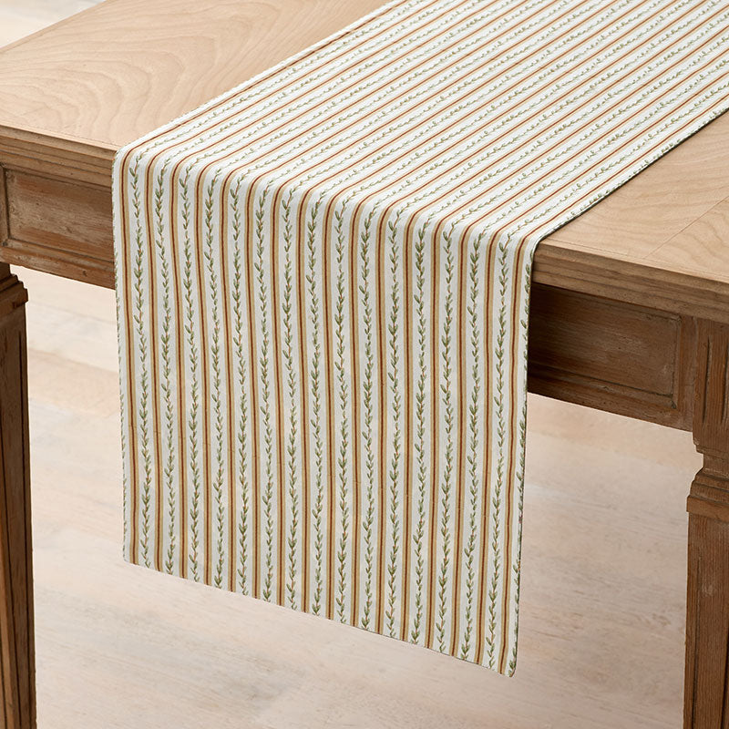 West Hill Reversible Table Runner - Natural Multi, 16 in. x 90 in.,Natural Multi