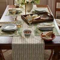 West Hill Reversible Table Runner - Natural Multi, 16 in. x 90 in.,Natural Multi