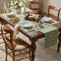 West Hill Reversible Table Runner - Natural Multi, 16 in. x 90 in.,Natural Multi