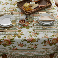 West Hill Tablecloth - Natural Multi, 70 in. x 90 in.,Natural Multi