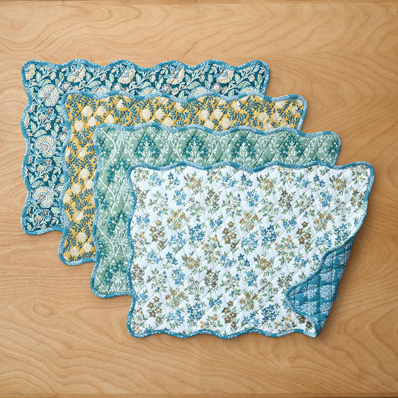 Ariella Reversible Placemats, Set of 4 - Multi,Multi