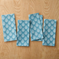 Ariella Napkins, Set of 4 - Blue Multi,Blue Multi