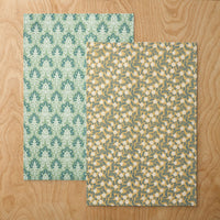 Ariella Tea Towels, Set of 2 - Green Multi,Green Multi