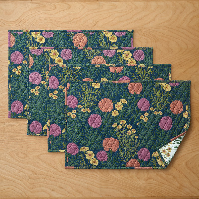 Sabena Reversible Placemats, Set of 4 - Multi,Multi