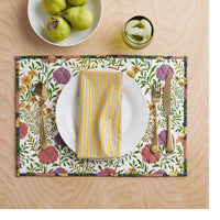 Sabena Napkins, Set of 4 - Tan Stripe,Tan Stripe