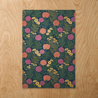 Sabena Tea Towels, Set of 2 - Navy Floral Multi,Navy Floral Multi