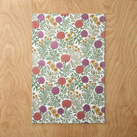 Sabena Tea Towels, Set of 2 - White Floral Multi,White Floral Multi