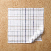 Alerie Yarn-Dyed Plaid Napkins, Set of 4 - Parchment,Parchment