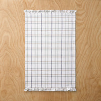 Alerie Yarn-Dyed Plaid Tea Towels, Set of 2 - Parchment,Parchment