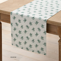 Deer Walk Reversible Table Runner - Green Multi, 16 in. x 90 in.,Green Multi