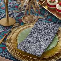 Bird Garden Napkins, Set of 4 - Navy Multi,Navy Multi