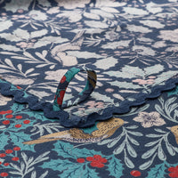Bird Garden Tea Towels, Set of 2 - Navy Multi,Navy Multi