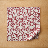 Floral Garden Napkins, Set of 4 - Red Multi,Red Multi