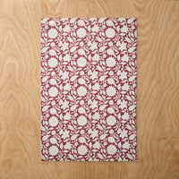 Floral Garden Tea Towels, Set of 2 - Red Multi,Red Multi