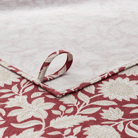 Floral Garden Tea Towels, Set of 2 - Red Multi,Red Multi