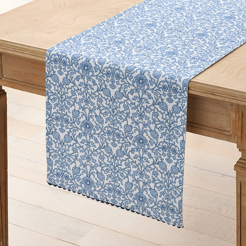Atarah Table Runner - Blue Multi, 16 in. x 90 in.,Blue Multi