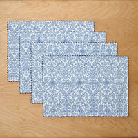 Atarah Placemats, Set of 4 - Blue Multi,Blue Multi