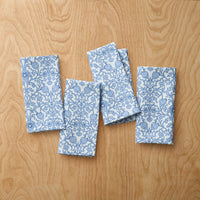 Atarah Napkins, Set of 4 - Blue Multi,Blue Multi