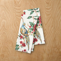 Elegant Pheasant Tea Towels, Set of 2 - White Multi,White Multi
