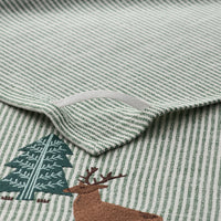 Embroidered Tea Towels, Set of 2 - Stripe & Vine,Stripe & Vine