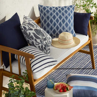 Indoor/Outdoor Toss Pillow - Voyage Indigo, 20 in. x 13 in.,Voyage Indigo