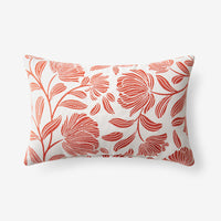 Indoor/Outdoor Toss Pillow - Maytime Persimmon, 20 in. x 13 in.,Maytime Persimmon