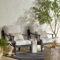 Indoor/Outdoor Toss Pillow - Textured Fretwork Sand, 13 in. x 20 in.,Textured Fretwork Sand