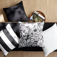 Indoor/Outdoor Toss Pillow - Black, 13 in. x 20 in.,Black