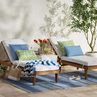 Indoor/Outdoor Toss Pillow - Air Blue, 13 in. x 20 in.,Air Blue