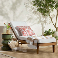 Indoor/Outdoor Toss Pillow - Maytime Persimmon, 16 in. x 16 in.,Maytime Persimmon
