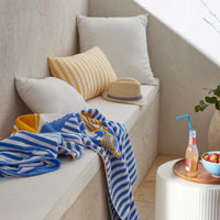 Indoor/Outdoor Toss Pillow - White, 16 in. x 16 in.,White
