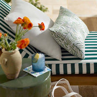 Indoor/Outdoor Toss Pillow - White, 16 in. x 16 in.,White