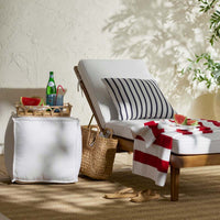 Indoor/Outdoor Toss Pillow - Lido Stripe, 24 in. x 24 in.,Lido Stripe