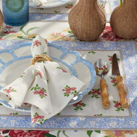 Garden Floral Cotton Placemats, Set of 4 - Natures Bouquet,Nature's Bouquet