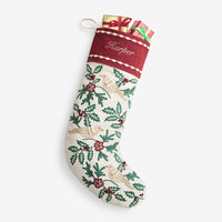 Holiday Stocking - Bird Leaf,Bird Leaf
