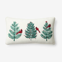 Holiday Decorative Pillow Cover - Bird Tree, 12 in. x 21 in.,Bird Tree