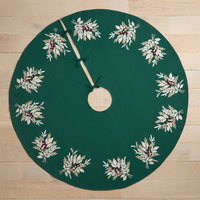 Holiday Tree Skirt - Berry Leaf,Berry Leaf