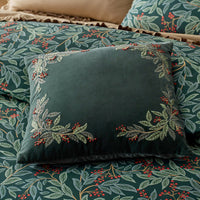 Willowberry Decorative Square Pillow Cover - Green, 20 in. x 20 in.,Green