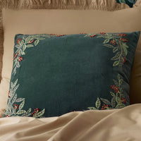 Willowberry Decorative Square Pillow Cover - Green, 20 in. x 20 in.,Green