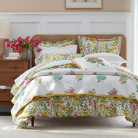 Lily Garden Decorative Square Pillow Cover - White Multi,White Multi