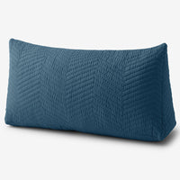 Voile Reading Wedge Pillow Cover - Pacific, Large,Pacific