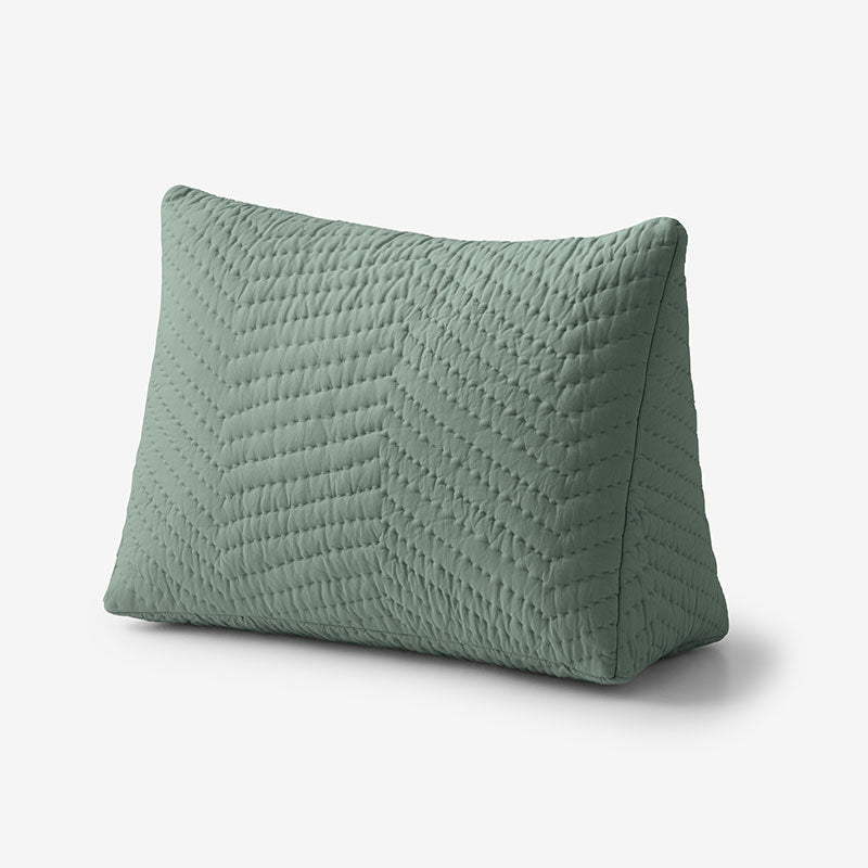 Voile Reading Wedge Pillow Cover - Jade, Medium,Jade