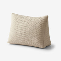 Voile Reading Wedge Pillow Cover - Mushroom, Medium,Mushroom